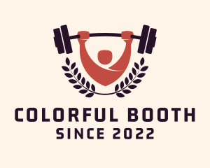 Gym Instructor Barbell logo design