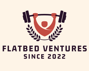 Gym Instructor Barbell logo design