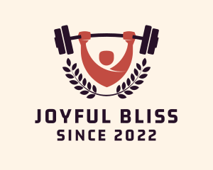 Gym Instructor Barbell logo design