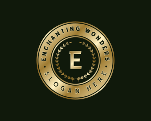 Luxury Premium Wreath logo design