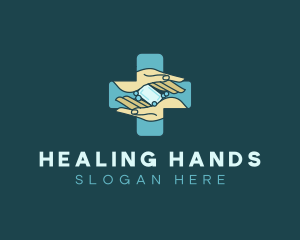 Medical Soap Handwash logo design