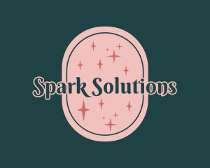 Sparkly Fashion Beauty logo design