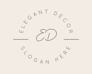 Elegant Beauty Boutique logo design