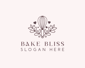 Baking Whisk Confectionery logo design