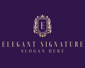 Regal Elegant Shield logo design