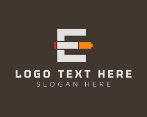 Cigarette Company Letter E logo