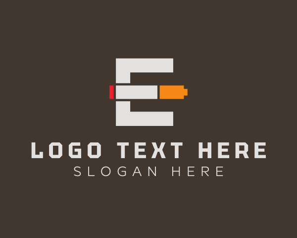 E Cigarette logo example 2