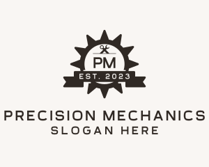 Mechanic Gear Cog logo