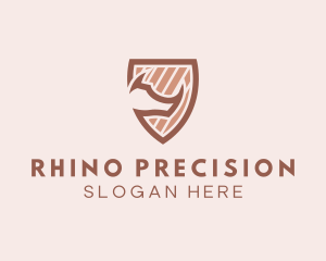 Rhino Horn Shield  logo design