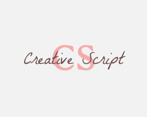 Feminine Script Writing logo design