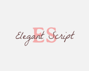 Feminine Script Writing logo design