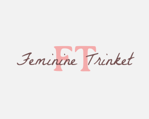 Feminine Script Writing logo design