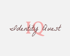 Feminine Script Writing logo design