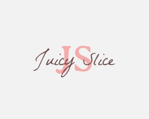 Feminine Script Writing logo design