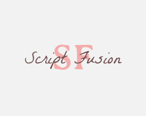 Feminine Script Writing logo