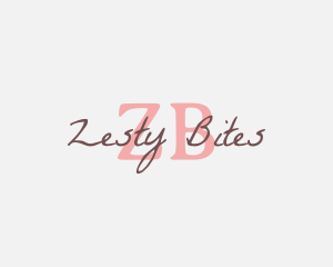 Feminine Script Writing logo design