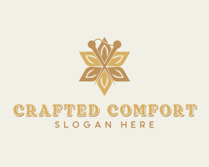 Floral Crochet Embroidery logo