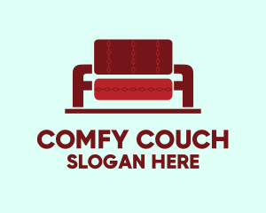 Red Couch Furniture logo design