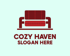 Red Couch Furniture logo design