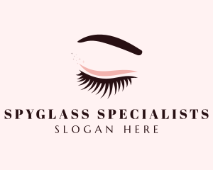 Eyelash Eyebrow Makeup logo design