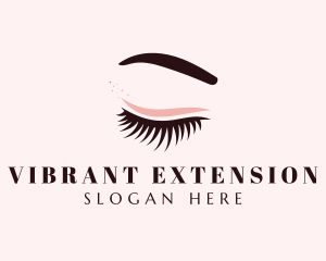 Eyelash Eyebrow Makeup logo design