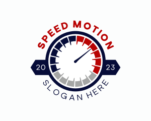 Automotive Speed Meter logo design