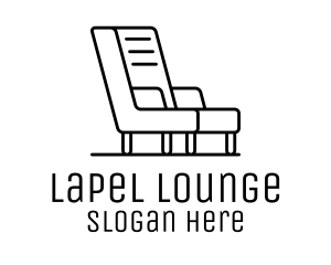 Monoline Lounge Chair logo design