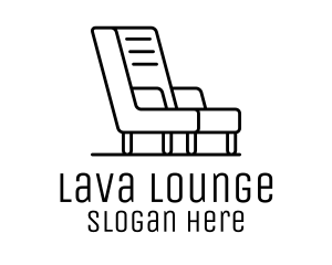 Monoline Lounge Chair logo design