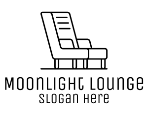 Monoline Lounge Chair logo design