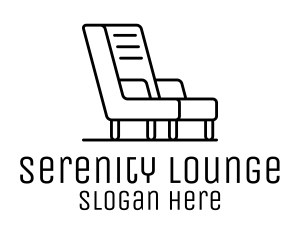 Monoline Lounge Chair logo design