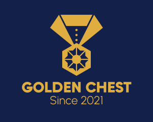 Golden Olympic Medal  logo design