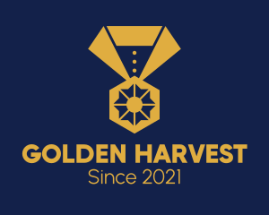 Golden Olympic Medal  logo design