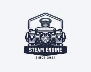 Engine Automotive Mechanic logo design