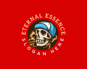 Skull Cigar Smoke logo
