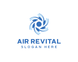 Wind Industrial Fan logo design