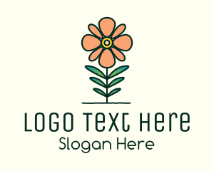 Daisy Plant Flower logo