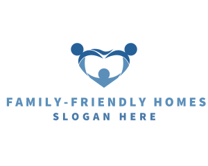 Family Parenting Children logo design