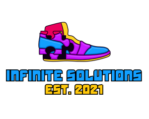 Multicolor Puzzle Shoe logo
