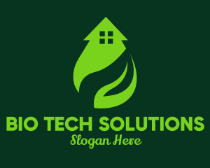 Real Estate Plant House logo design