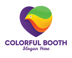 Spa Colorful Bird logo design