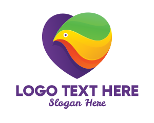 Color - Spa Colorful Bird logo design