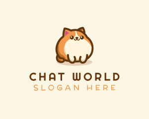 Cute Kitty Pet Shop logo design