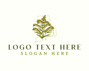 Rhode Island Flower Plant logo