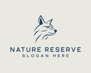 Wolf Coyote Wildlife logo design