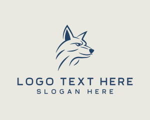 Hunt - Wolf Coyote Wildlife logo design