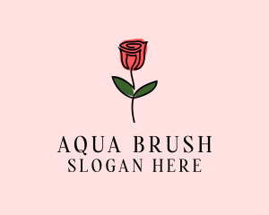 Rose Flower Garden logo design