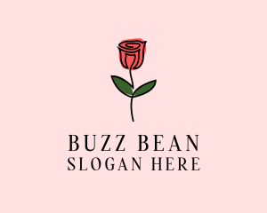 Rose Flower Garden logo design