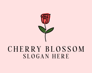 Rose Flower Garden logo design