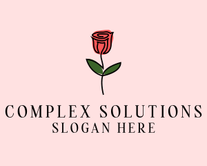 Rose Flower Garden logo design