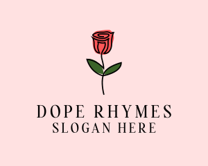 Rose Flower Garden logo design